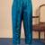 Teal women kurta pant dupatta set