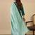 Green women kurta pant dupatta set