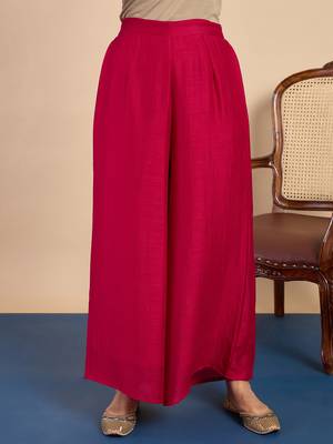 Pink women kurta pant dupatta set 4