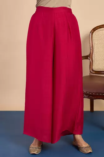 Pink women kurta pant dupatta set