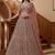 Gorgeous Dusty Pink Zircon Work Net Engagement Wear Lehenga With Blouse