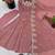 peach embroidery crunchy silk gown