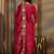 Rani color barsana silk pakistani style salwar suit