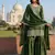 Green color gimmychu silk embroidery work wedding wear salwar suit