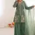 Light green color fendy silk embroidery work wedding wear salwar suit