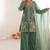 Light green color fendy silk embroidery work wedding wear salwar suit