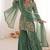 Light green color fendy silk embroidery work wedding wear salwar suit