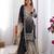 Black Color Dori,Sequence And Rivet Moti Work Chinon Silk Top Bottom Dupatta Set