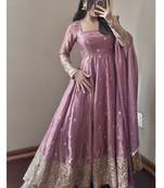 Heavy fendy silk embroidered sequince work wedding kurta set