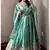 Heavy fendy silk embroidered sequince work wedding kurta set