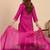 Pink women kurta pant dupatta set
