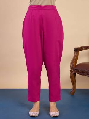 Pink women kurta pant dupatta set 4