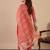 Peach women kurta pant dupatta set
