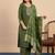 Green women kurta pant dupatta set