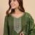 Green women kurta pant dupatta set