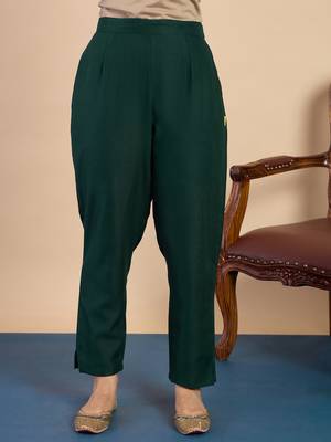Green women kurta pant dupatta set 4