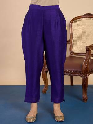 Purple women kurta pant dupatta set 4