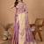 Purple woven embellished self design pure silk banarasi saree with blouse