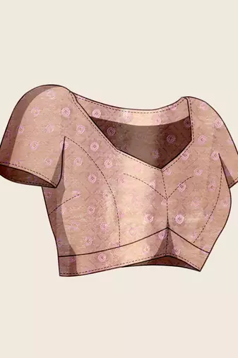 Purple woven embellished self design pure silk banarasi saree with blouse