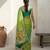 Lime woven zari buti & floral motifs work silk blend fabric traditional festive style