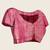 Rani pink woven embellished self design pure silk banarasi saree with blouse