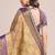Gold woven pure silk banarasi saree with blouse