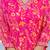 Pink floral printed kurta with trousers & dupatta set