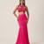 Hot Pink Georgette Indo Western Lehenga Set
