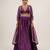 Royal Purple Silk Lehenga Set