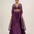 Royal Purple Silk Lehenga Set