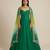 Emerald Green Silk Lehenga Set