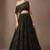 Black Sequin Embroidered Net Lehenga Set