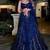 Blue Sequin Net Lehenga Set