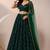 Emerald Green Sequin Embroidery Net Lehenga Set