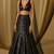 Black Sequin Net Lehenga Set