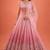 Pink Sequin Tissue Lehenga Set