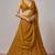 Mustard Embroidered Georgette Lehenga Set