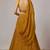 Mustard Embroidered Georgette Lehenga Set