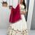White Color Embroidery Thread & Sequence Work Vichitra Silk Lahenga Choli Set