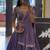 Lavender Color Embroidery Thread and Sequence Work Chinon Lahenga Choli Set