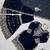 Black Color Thread With Dori Embroidery,Sequin,Thread And Pearl Work Faux Georgette Top Bottom Dupatta Set