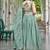 Light Turquoise Color Thread Embroidery With Sequin Work Gold Crush Silk Lehenga Choli Set