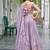 Lavender Color Thread Embroidery With Sequin Work Gold Crush Silk Lehenga Choli Set