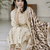 Off-White Floral Embroidered Kurta Pant Set with Printed Dupatta