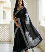 Pure Rayon Cotton Printed Saree