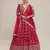 Bright PINK Partywear Lehenga with Zari Embroidery Design