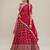 Bright PINK Partywear Lehenga with Zari Embroidery Design