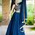 Graceful Navy Blue Partywear Lehenga with 8 Meter Flair
