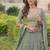 Elegant Misty Sea Green Faux Georgette Lehenga Choli with Zari & Sequins Work