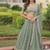 Elegant Misty Sea Green Faux Georgette Lehenga Choli with Zari & Sequins Work